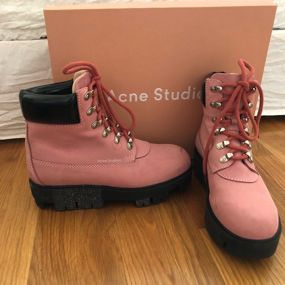 Acne studios pink boots size 38 - Picture 2 of 7